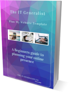 The IT Generalist Website Design planner